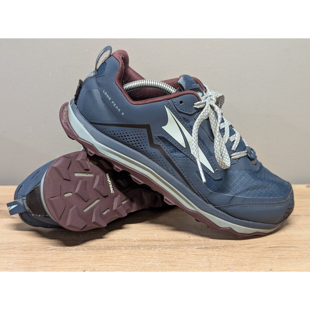 Altra Lone Peak 5 Women's Size 8.5 Trail Running Shoes Blue